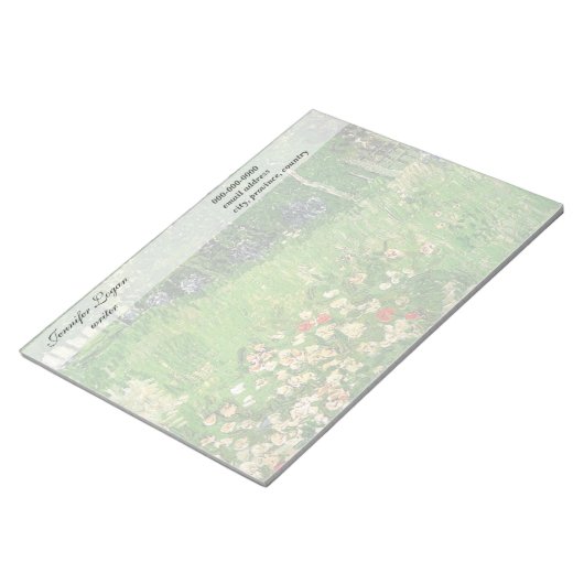 Daubigny's Garden, Vincent Van Gogh. beautiful Notitieblok (Schuin)