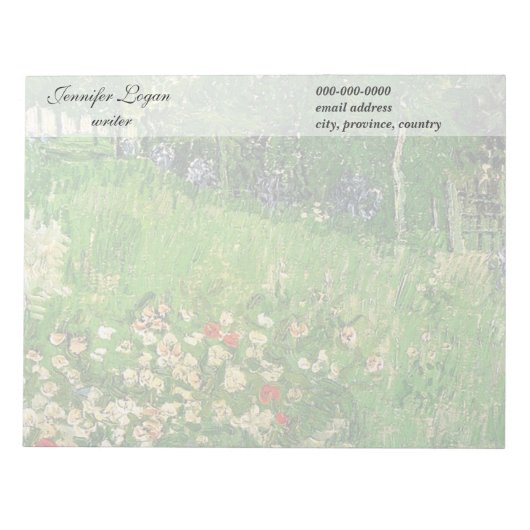 Daubigny's Garden, Vincent Van Gogh. beautiful Notitieblok (Voorkant)