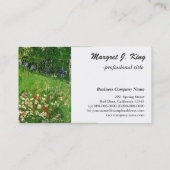 Daubigny's Garden, Vincent Van Gogh. beautiful Visitekaartje (Achterkant)