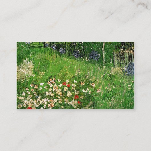 Daubigny's Garden, Vincent Van Gogh. beautiful Visitekaartje (Voorkant)