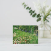 Daubigny's Garden, Vincent Van Gogh. beautiful Visitekaartje (Staand voorkant)