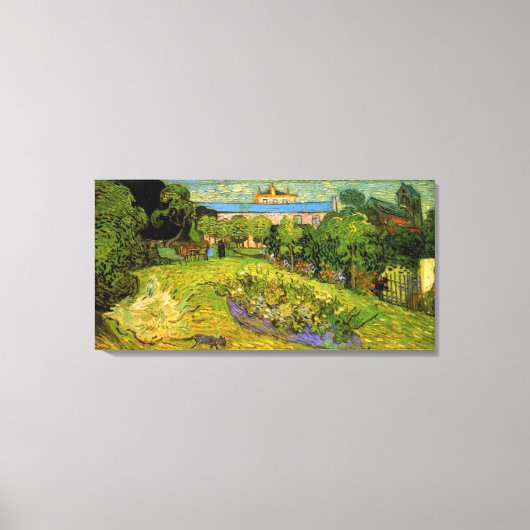 Daubigny's Garden, Vincent Van Gogh Canvas Afdruk (Voorkant)