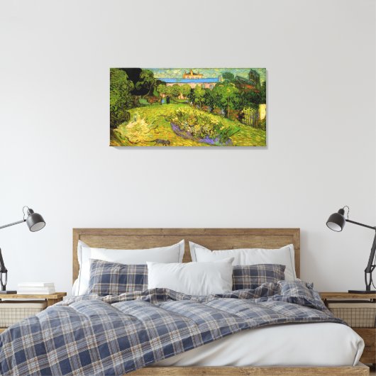 Daubigny's Garden, Vincent Van Gogh Canvas Afdruk (Insitu (Slaapkamer))