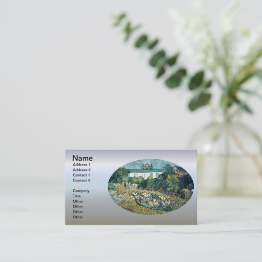 Daubigny's tuin visitekaartje (Staand voorkant)