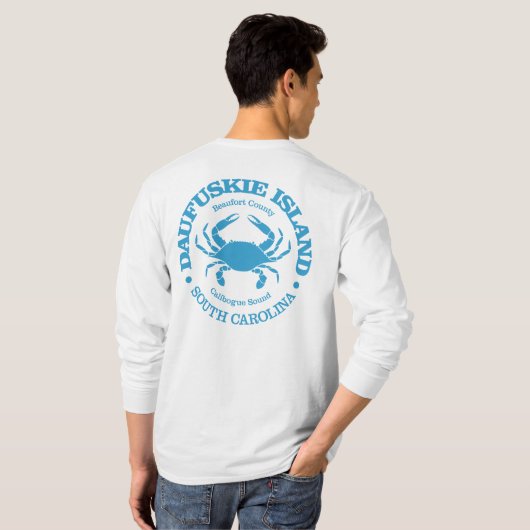 Daufuskie Island (krab) T-shirt (Achterkant volledig)