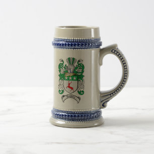 Daugherty Coat of Arms Stein / Daugherty Crest Bierpul