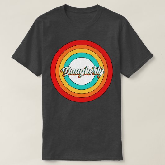 Daugherty Naam Shirt  Daugherty Circle (Design voorkant)