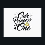 Daughter 1st Birthday Moms Dads Princess Aankondigingskaart<br><div class="desc">Princess koningin shirten voor papa en meisje,  perfecte ideeën voor Mannen Women Youth T-shirt voor je coole kinderen,  koning,  koningin,  legende,  vader,  grote broer,  kleine zus,  man,  slimme dochter,  oom,  opa,  mooi vriendin,  mooie moeder,  vrienden.</div>