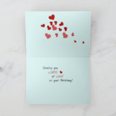 Daughter 39th Birthday Car Load of Hearts Kaart (Binnen)