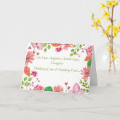 Daughter Adoption Jubileum Waterverf Flowers R Kaart (Gele Bloem)
