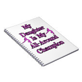 Daughter All-Around Gymnastics Champion Notitieboek (Rechterzijde)