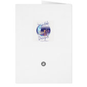 Daughter and New Son-in-law Wedding Day Card met (Achterkant)