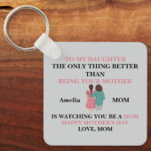 Daughter Becomes Mother Grandma’s Love Sleutelhanger (Voorkant)