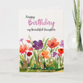 Daughter Birthday Card Kaart (Voorkant)