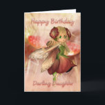 Daughter Birthday Card met aardbei en Cream Fai Kaart<br><div class="desc">Daughter Birthday-kaart met aardbei- en crèmevrij</div>