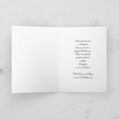 Daughter Birthday Card met juffrouw en kikker Pr Kaart (Binnen)