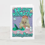 Daughter Birthday Card met Zeemeermin Kaart<br><div class="desc">Daughter Birthday Card met Zeemeermin</div>