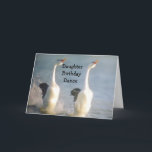 DAUGHTER BIRTHDAY DANCE KAART<br><div class="desc">Deze twee zijn zo HAPPY want het is UW DOCHTER die de dag van haar geboorte viert :) Heb je een kind die deze kaart geeft aan "je dochter"</div>