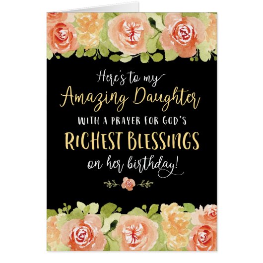 Daughter Birthday, hier is mijn geweldige dochter. (Voorkant)