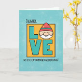 Daughter Birthday, Love Gnomen No Bounds Kaart (Gele Bloem)