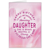 Daughter Birthday Mijn ongelooflijk geweldige doch (Voorkant)