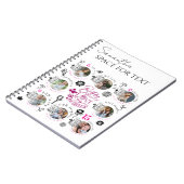 Daughter Birthday Photo Collage Typography  Notitieboek (Linkerzijde)