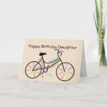 Daughter Birthday Wishes for Bike, Cycling Biking Kaart<br><div class="desc">Daughter Birthday Bike,  Cycling,  Sport,  Hobby voor haar. Motivatie woorden</div>