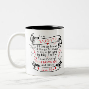 Daughter Coffee Mok Gift van Proud Mam