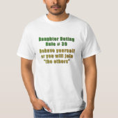 Daughter Dating Rule #39 T-shirt (Voorkant)