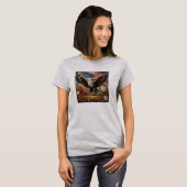 Daughter Eagle Amerikaanse Revolutie Amerikaanse g T-shirt (Voorkant volledig)