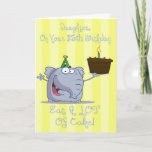 Daughter Eat More Cake 35th Birthday Card Kaart<br><div class="desc">kaart</div>