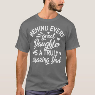 Daughter Echt verbluffend pap Papa Father Gift T-shirt