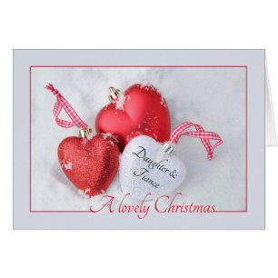 Daughter- en Fiance Merry-kerstkaart