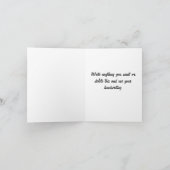 Daughter Fathers Day Inspirerend Quote Kaart (Binnen)