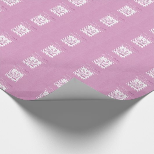 Daughter First Community, Roze Cadeaupapier (Hoek)