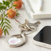 Daughter First Community, Roze Sleutelhanger (Zijkant)