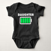 Daughter Full Battery Romper (Voorkant)