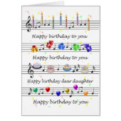 Daughter Funny Happy Birthday Song Sheet Music (Voorkant)