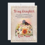 Daughter Gifts | Brief aan mijn dochter van mama Kaart<br><div class="desc">Daughter Gifts | Voor mijn dochter moet je altijd onthouden dat je moedig bent dan je denkt dat je van mama houdt</div>