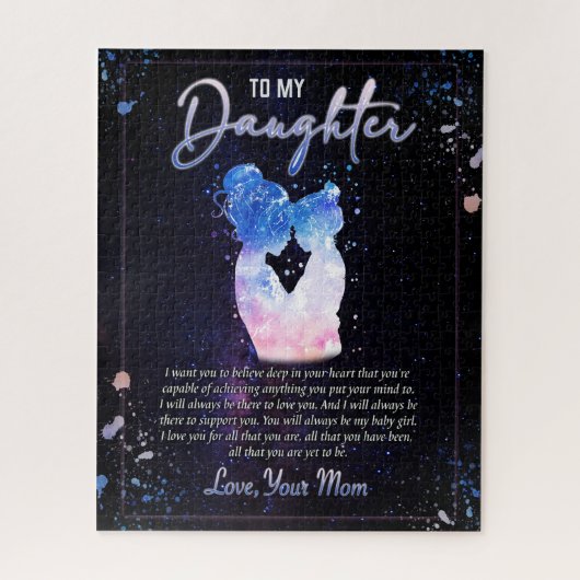 Daughter Gifts | Brief aan mijn dochter van mama Legpuzzel (Verticaal)