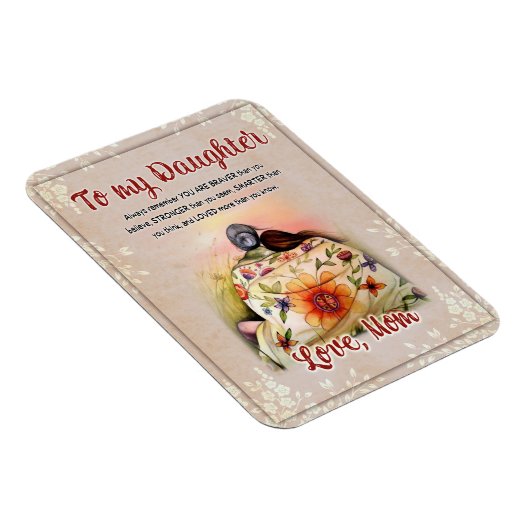 Daughter Gifts | Brief aan mijn dochter van mama Magneet (Rechterzijde)