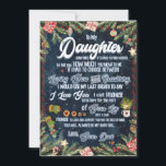 Daughter Gifts | Brief aan mijn dochter van papa Kaart<br><div class="desc">Daughter Gifts | Aan mijn dochter die van jou houdt en ademt van jou,  kan ik niet beloven hier te zijn voor de rest van je levensliefde van papa</div>