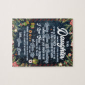 Daughter Gifts | Brief aan mijn dochter van papa Legpuzzel (Horizontaal)