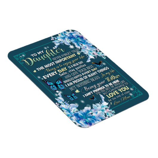 Daughter Gifts | Brief aan mijn dochter van papa Magneet (Rechterzijde)