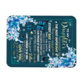 Daughter Gifts | Brief aan mijn dochter van papa Magneet (Horizontaal)