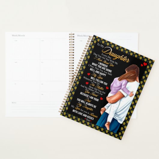 Daughter Gifts | Brief aan mijn dochter van papa Planner (Display)
