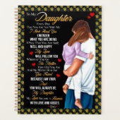 Daughter Gifts | Brief aan mijn dochter van papa Planner (Voorkant)