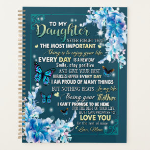 Daughter Gifts Brief aan mijn dochter van papa Planner