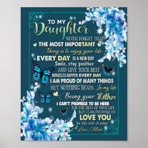 Daughter Gifts   Brief aan mijn dochter van papa Poster