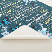 Daughter Gifts | Brief aan mijn dochter van papa Sherpa Deken (3/4)